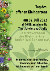 Tag des offenen Kleingartens 2022